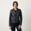 Deri Biker Ceket